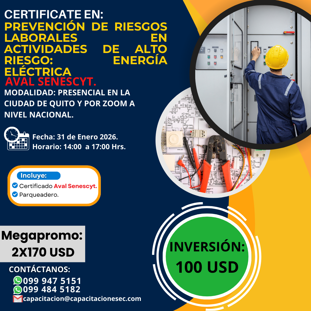 PREVENCIÓN DE RIESGOS LABORALES EN ACTIVIDADES DE ALTO RIESGO: ENERGÍA ELÉCTRICA